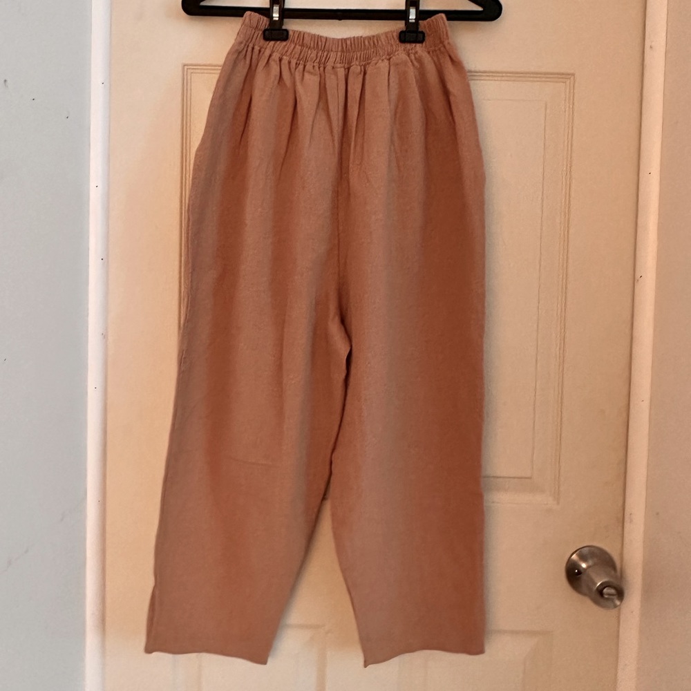 Relaxed nude pants - XS-S
